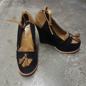 Jeffrey Campbell Penny Loafer Platform Wedge